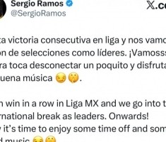 开云体育官网-助蒙特雷联赛6连胜&amp;榜首，拉莫斯社媒：是时候放松放松，听听音乐